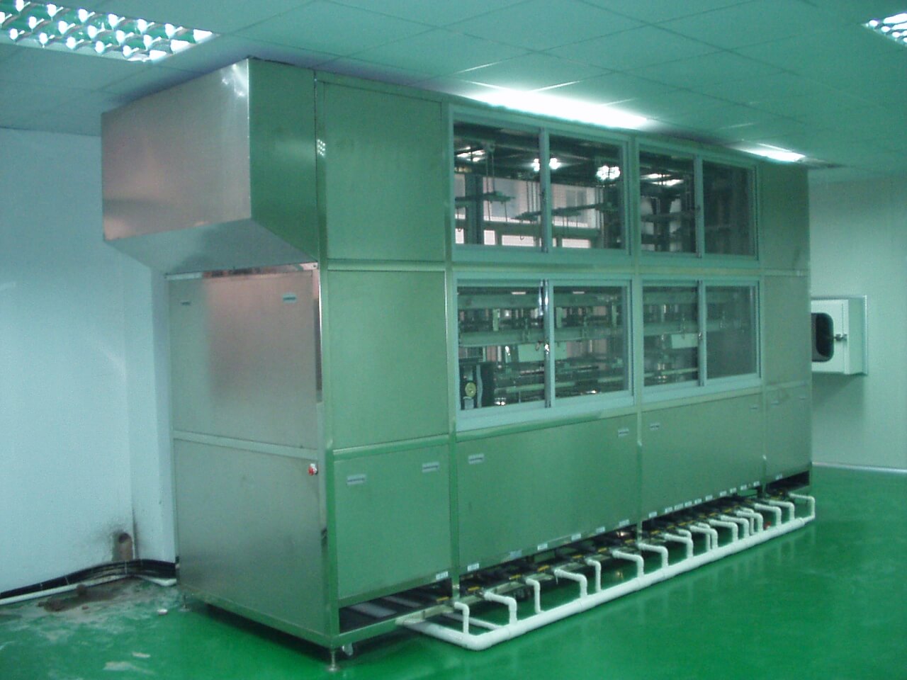 全自動六槽鏡片超音波清洗機 全自動六槽鏡片超音波清洗機